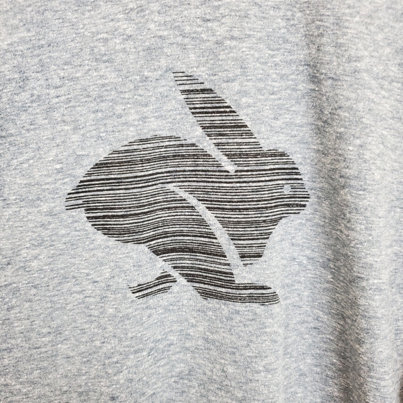 Rabbit Light Blue Remix Ringer Long Sleeve Shirt - Picture 3 of 7